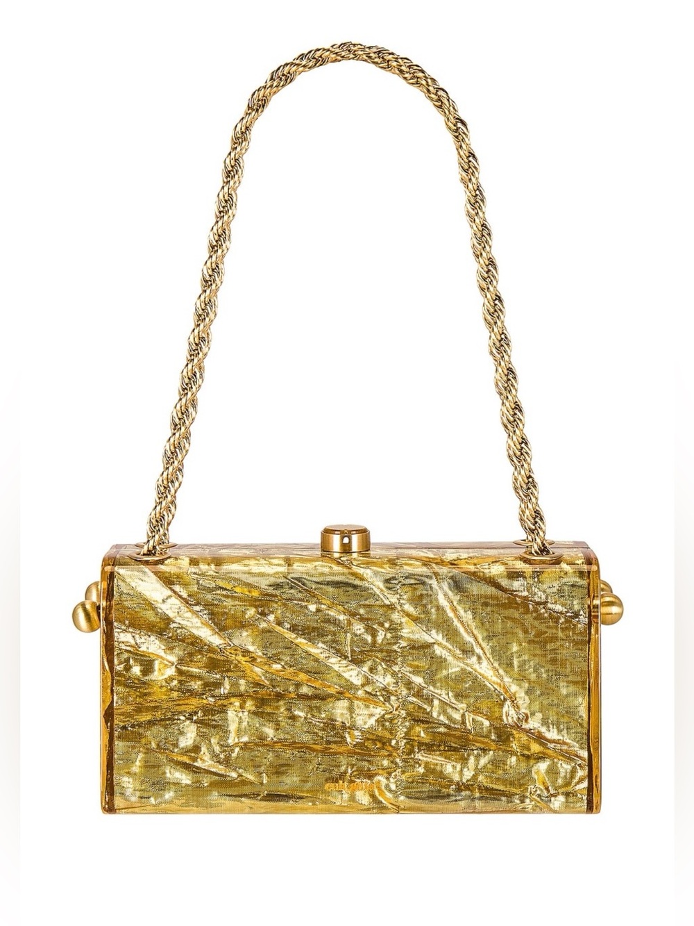 Cult Gaia Hajar Shoulder in Gold New in Box